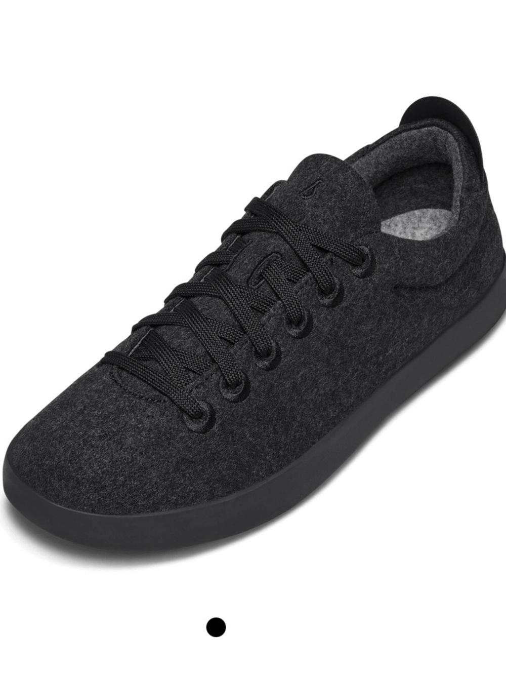Allbirds Wool Pipers Natural Black Size 7